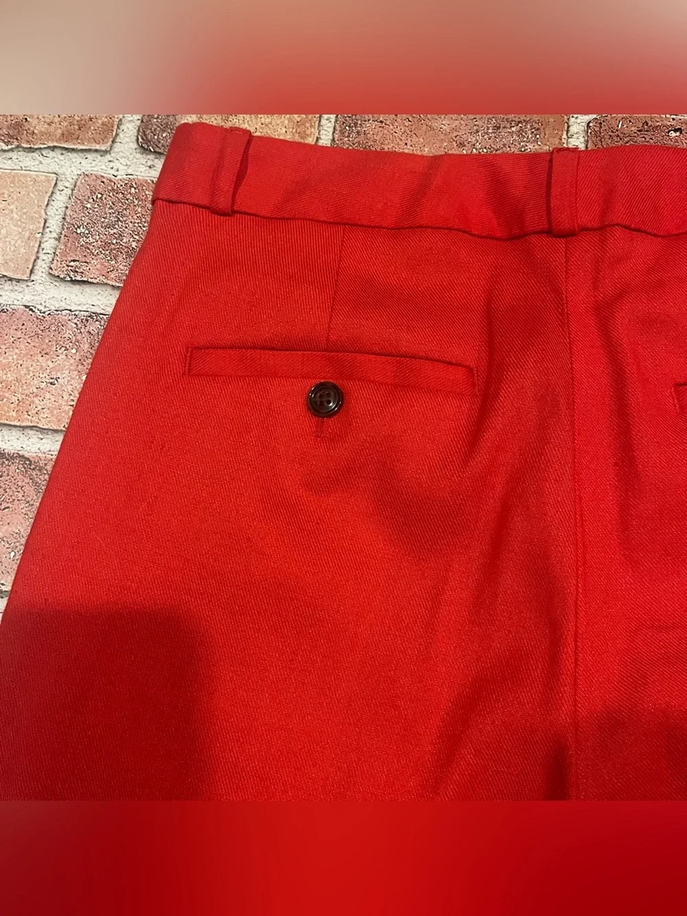Banana republic Avery Pant Linen red size 4